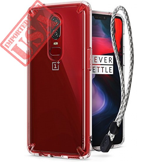 Ringke [Fusion] Compatible with OnePlus 6 Case Crystal Clear PC Back Case Bumper Drop Protective Cover Sale in Pakistan