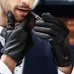 t-goting mens touch screen lined pu faux leather winter driving gloves shop online in pakistan