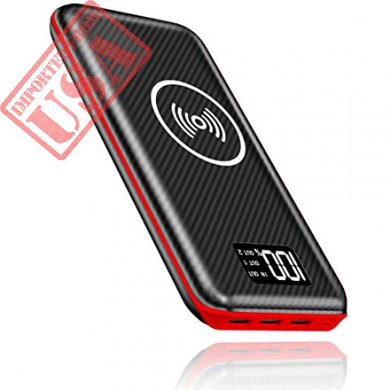Original KEDRON Portable Charger Power Bank, 24000mAh Wireless Charger imported from USA