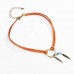 R&Q Choker Necklace Native American Bohemian Leather Feather Charms for Women