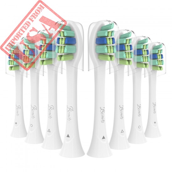 Bernito Replacement Brush Heads Compatible with Philips Sonicare 2 Series,ProtectiveClean,Essence+,DiamondClean,HealthyWhite,FlexCare,EasyClean, PowerUp Electric Toothbrush,8 Pack