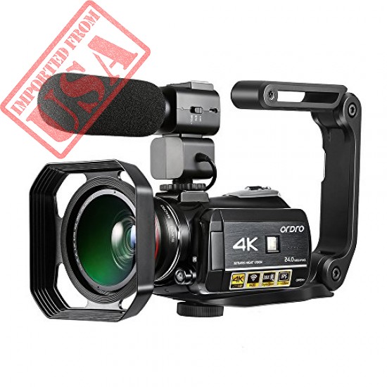 Buy 4K Camcorder, ORDRO AC3 Ultra HD Video 1080P WiFi IR Night Vision Imported from USA