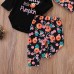 halloween infant baby girls little pumpkin long sleeve romper shop online in pakistan